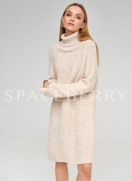 Женский вязаный свитер оверсайз, джемпер